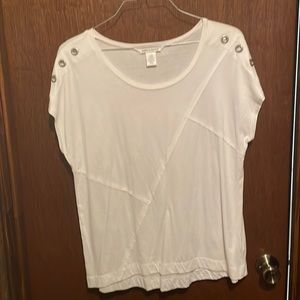 Womens white tee size large